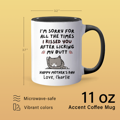 Kissed You - Personalized Accent Mug