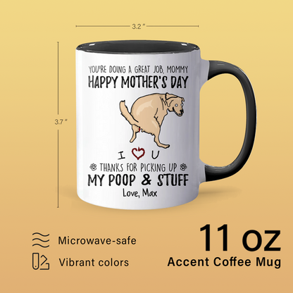 Thanks For Picking Up - Personalized Accent Mug