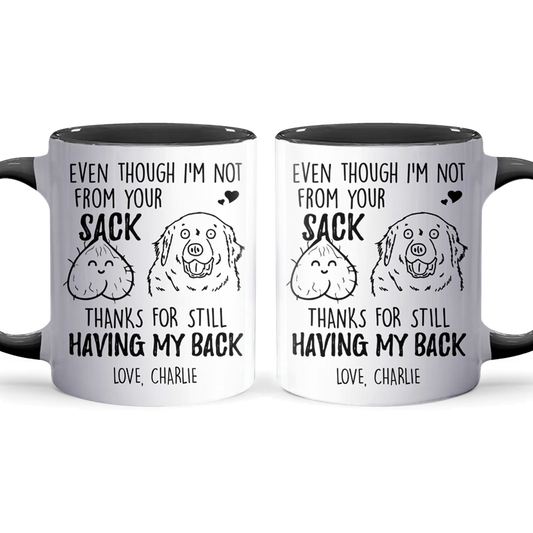 Having My Back - Personalized Accent Mug