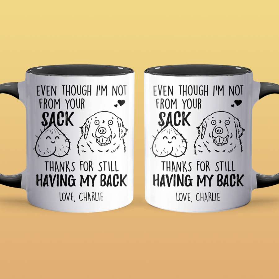 Having My Back - Personalized Accent Mug