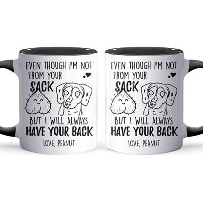 Have Your Back - Personalized Accent Mug