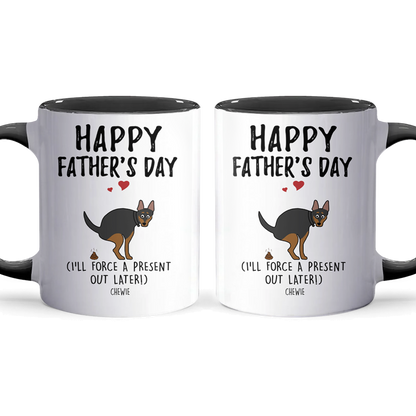 Force A Present Out Later - Personalized Accent Mug