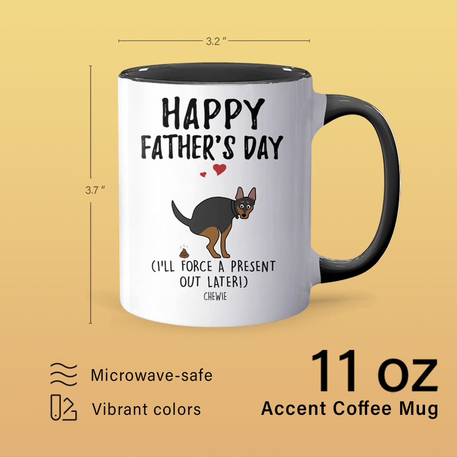 Force A Present Out Later - Personalized Accent Mug