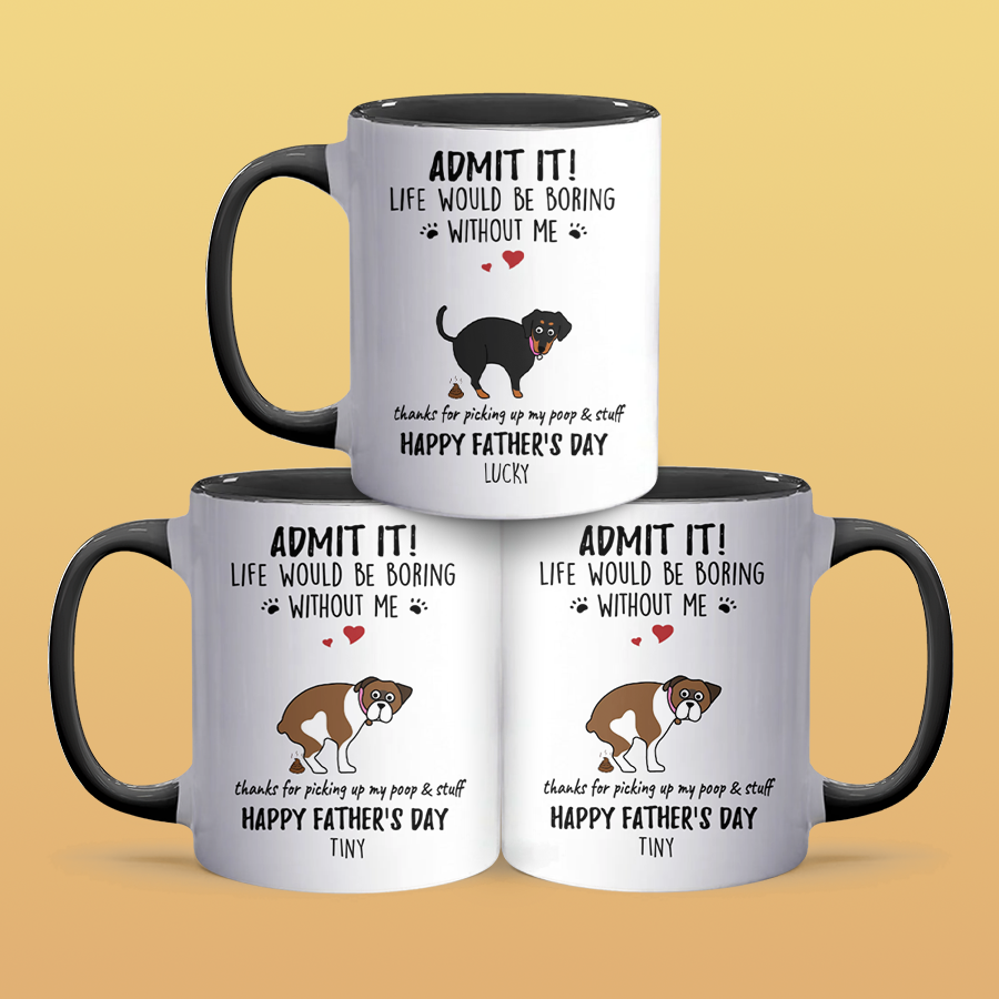 Life Would Be Boring II - Personalized Accent Mug