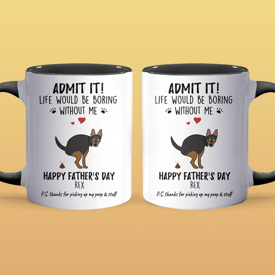 Life Would Be Boring III - Personalized Accent Mug