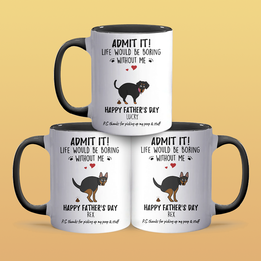 Life Would Be Boring III - Personalized Accent Mug