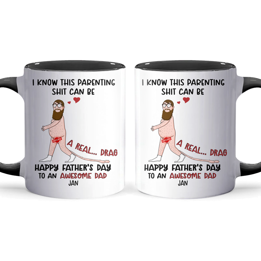 Awesome Dad - Personalized Accent Mug