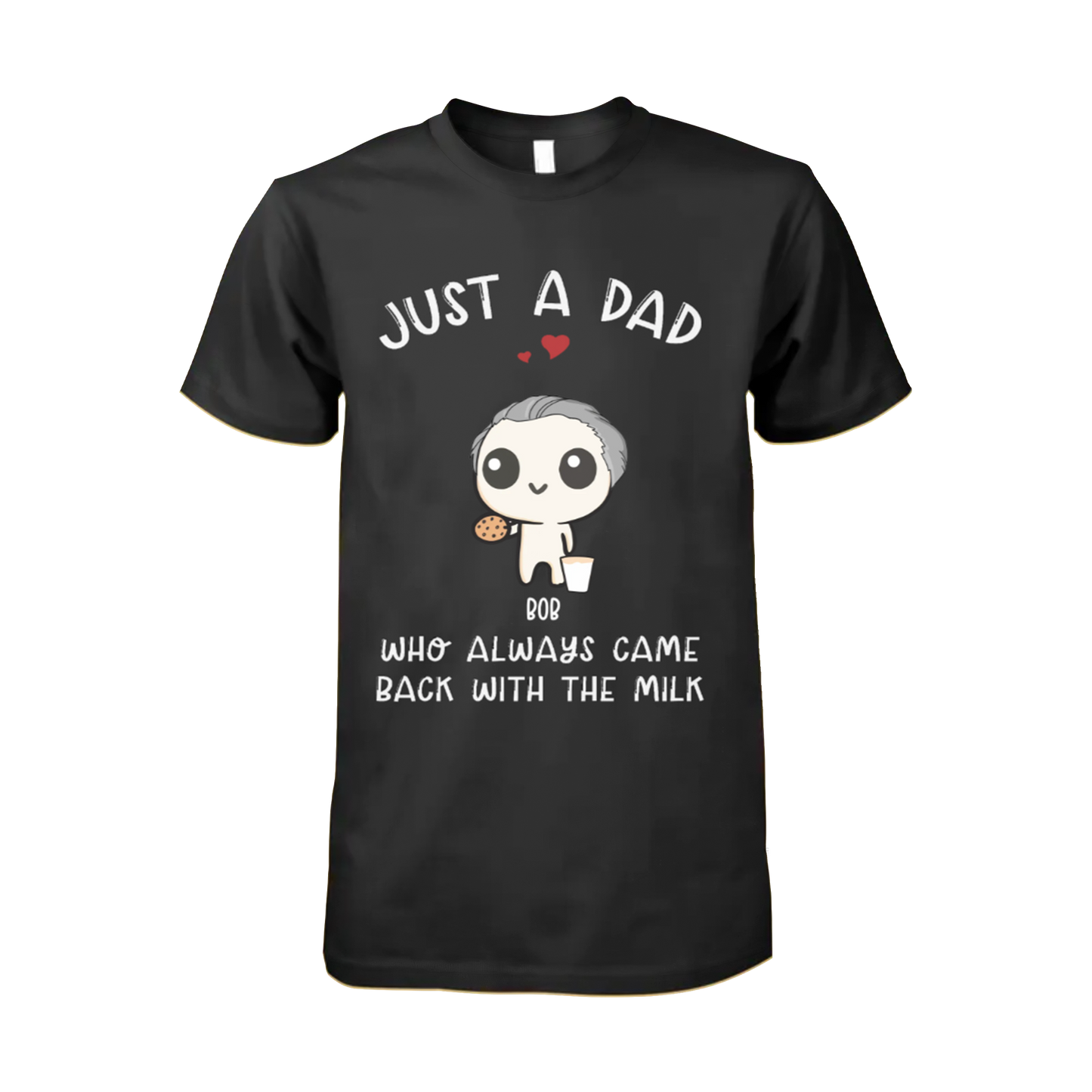 Just A Dad - Personalized Heavy Cotton T-Shirt