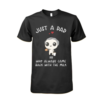 Just A Dad - Personalized Heavy Cotton T-Shirt