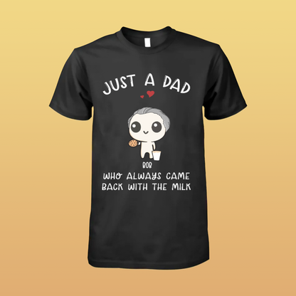 Just A Dad - Personalized Heavy Cotton T-Shirt