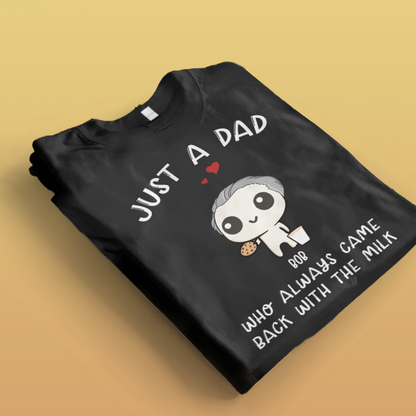 Just A Dad - Personalized Heavy Cotton T-Shirt