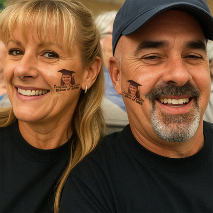 Graduation Congrats Class Personalized Temporary Tattoo