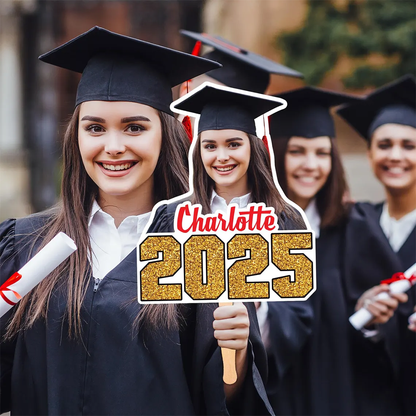 Graduation Congrats Class Personalized Hand Fan