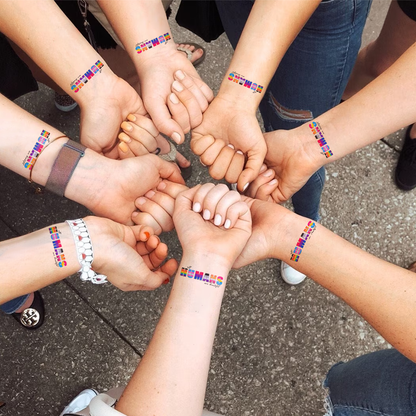 All Humans Pride Month Temporary Tattoo