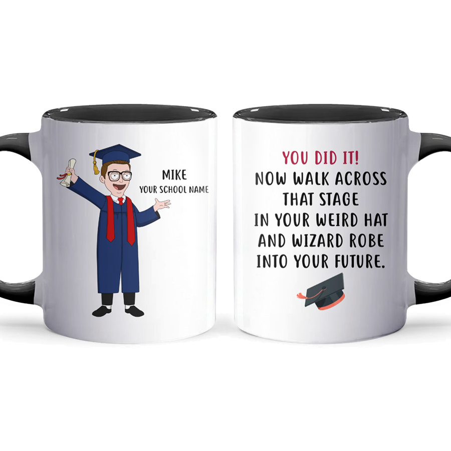 You Did It - Accent Coffee Mug