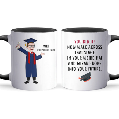 You Did It - Accent Coffee Mug