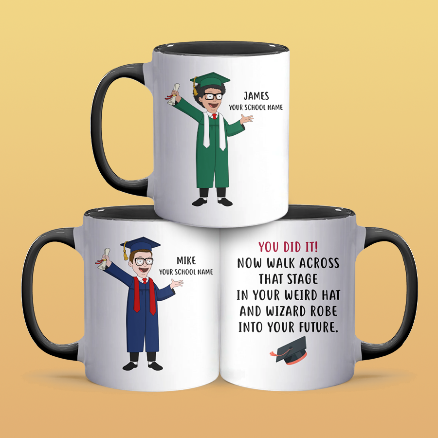 You Did It - Accent Coffee Mug