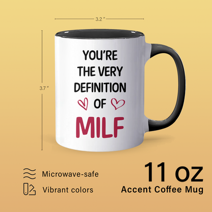 The Very Definition - Accent Coffee Mug