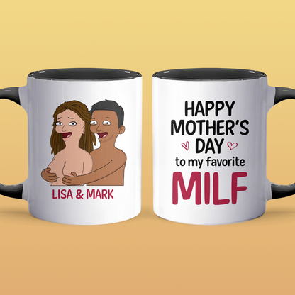 My Favorite MILF - Accent Coffee Mug