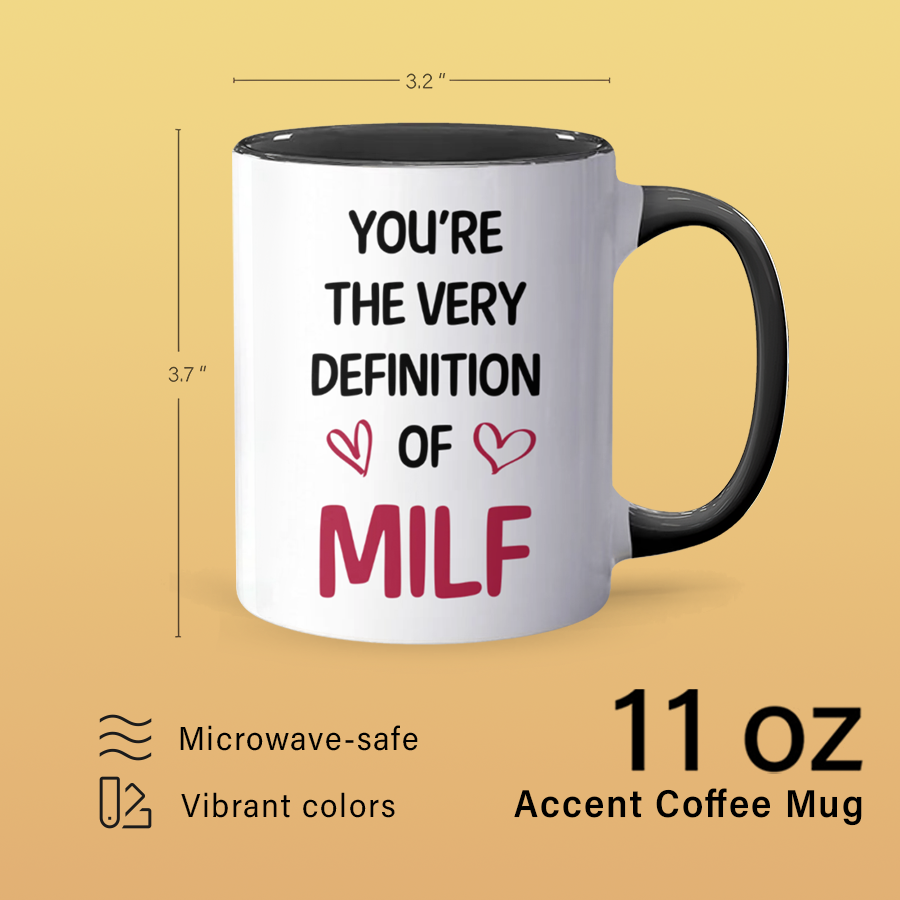 Definition Of MILF - Accent Coffee Mug