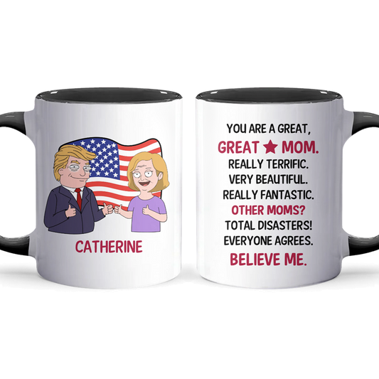 Great Great Mom - Accent Coffee Mug