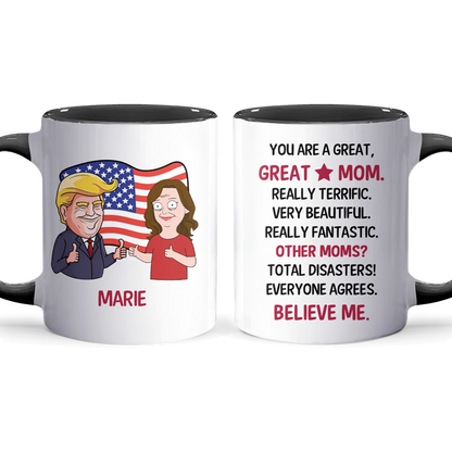 Great Mom - Accent Coffee Mug