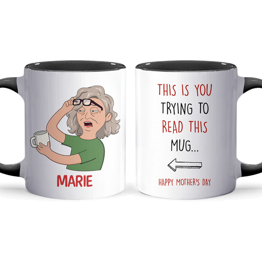 Read This Mug - Accent Coffee Mug