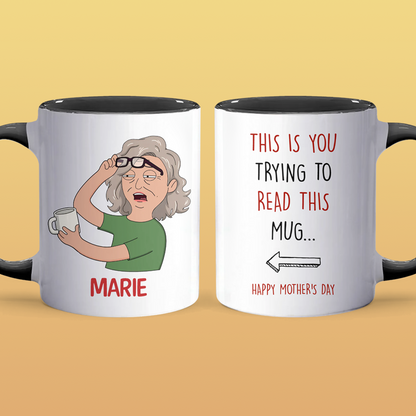 Read This Mug - Accent Coffee Mug