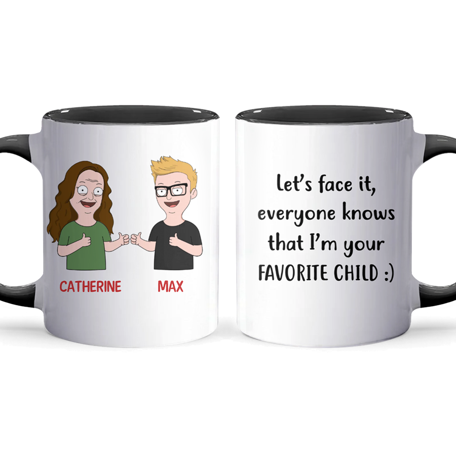 Let's Face It - Accent Coffee Mug