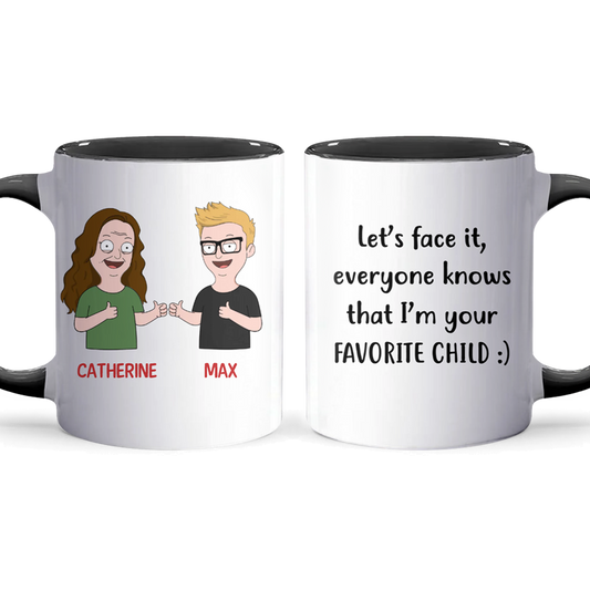 Let's Face It - Accent Coffee Mug