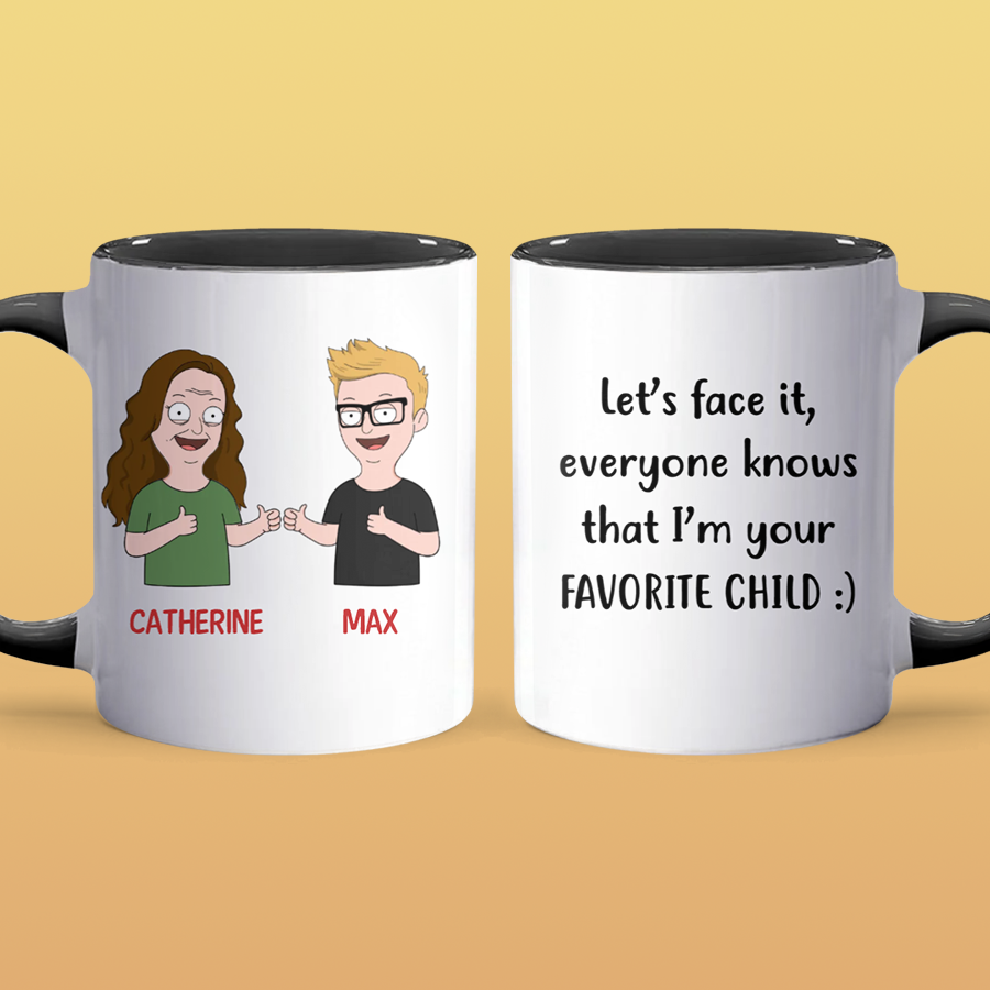 Let's Face It - Accent Coffee Mug