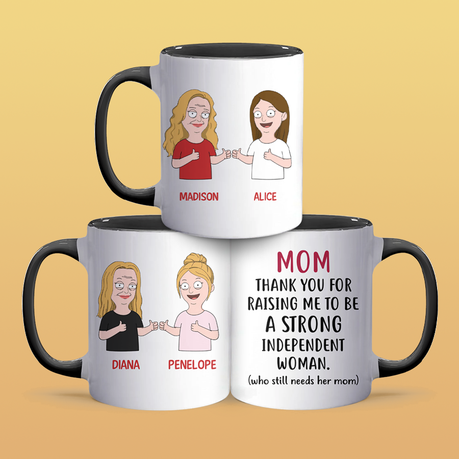 Thank You For Raising - Accent Coffee Mug