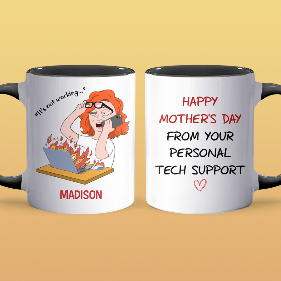 Personal Tech Support - Accent Coffee Mug