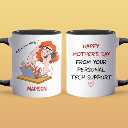 Personal Tech Support - Accent Coffee Mug