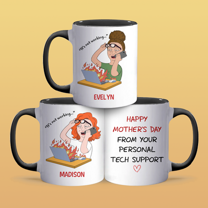 Personal Tech Support - Accent Coffee Mug