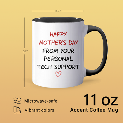 Personal Tech Support - Accent Coffee Mug