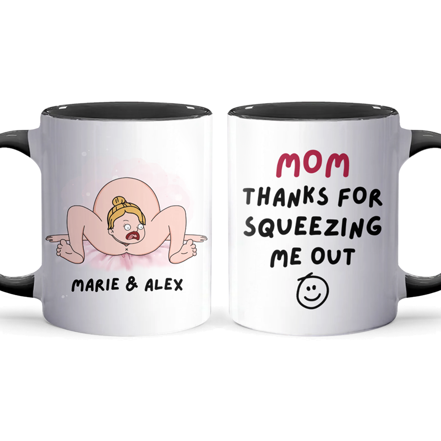 Squeezing Me Out - Accent Coffee Mug