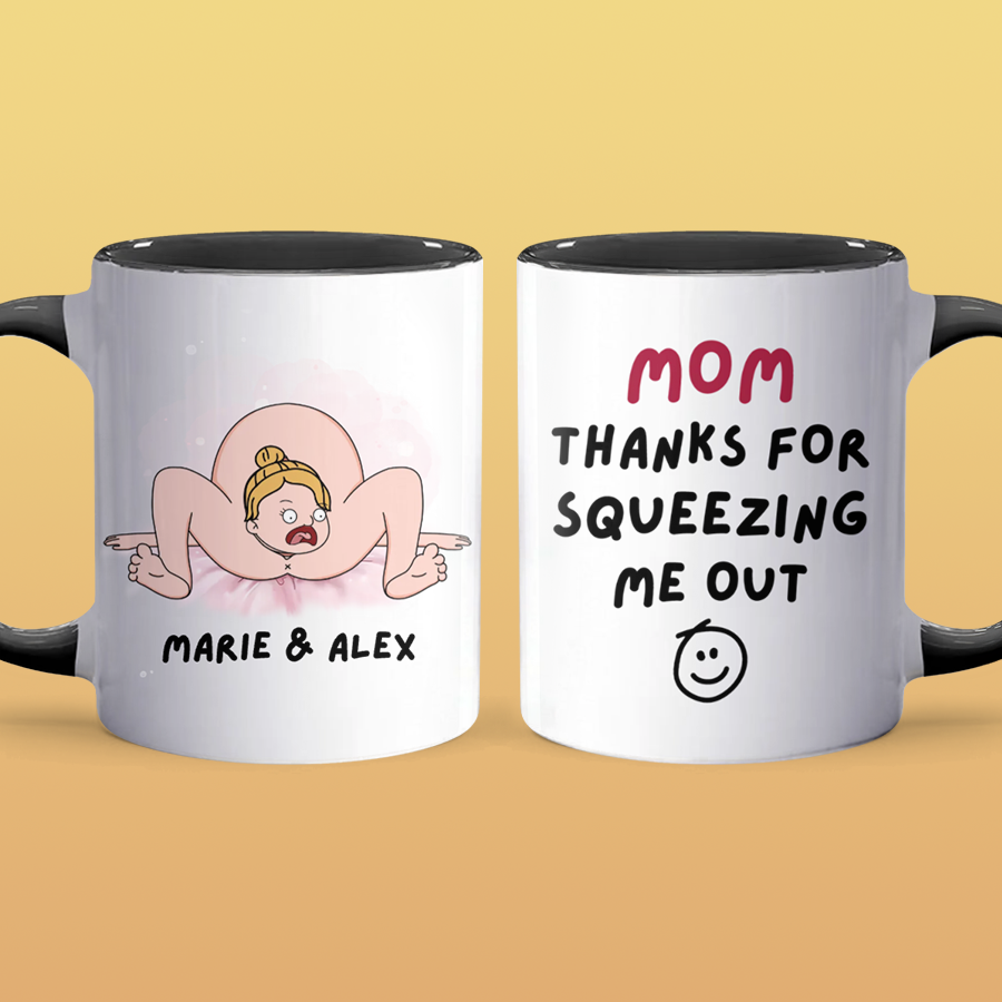 Squeezing Me Out - Accent Coffee Mug