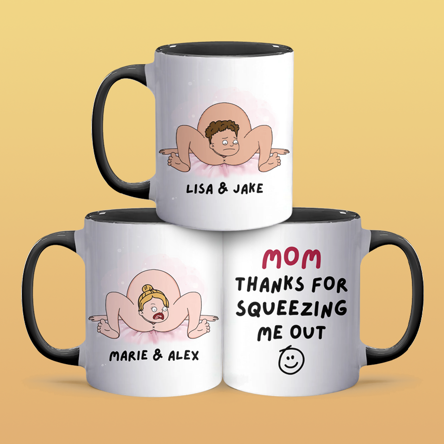 Squeezing Me Out - Accent Coffee Mug