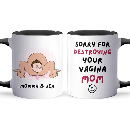 Sorry For - Accent Coffee Mug