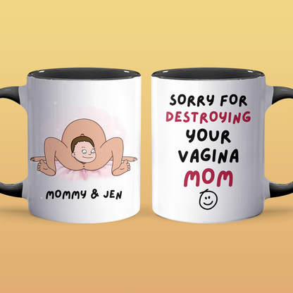 Sorry For - Accent Coffee Mug