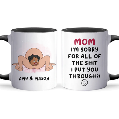 Put You Through - Accent Coffee Mug