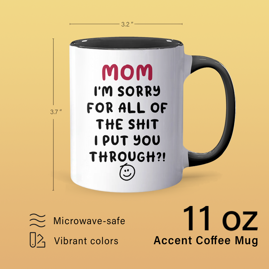 Put You Through - Accent Coffee Mug