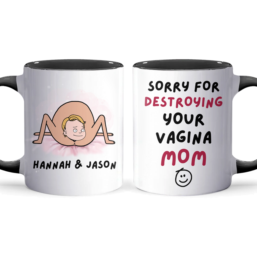 Sorry For - Accent Coffee Mug