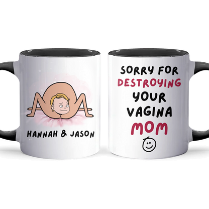 Sorry For - Accent Coffee Mug