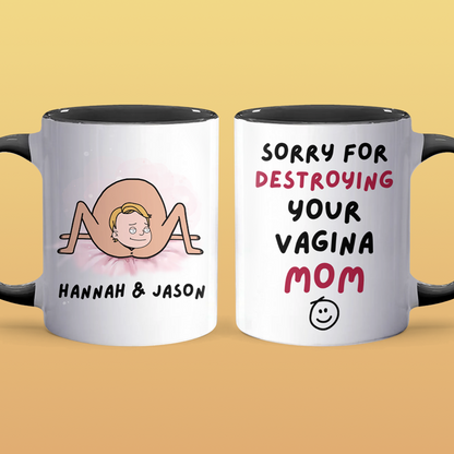 Sorry For - Accent Coffee Mug