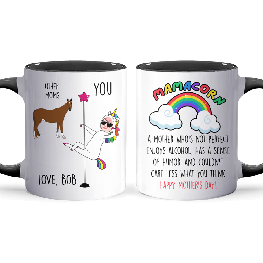 Who's Not Perfect - Accent Coffee Mug