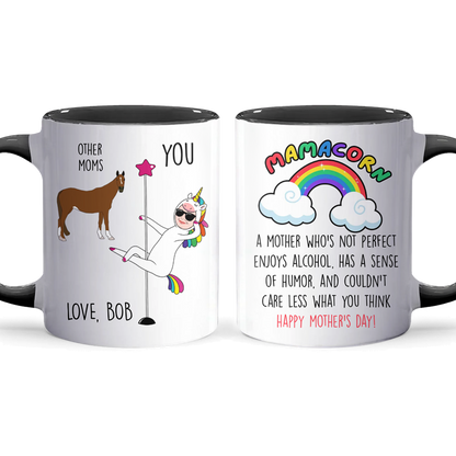 Who's Not Perfect - Accent Coffee Mug