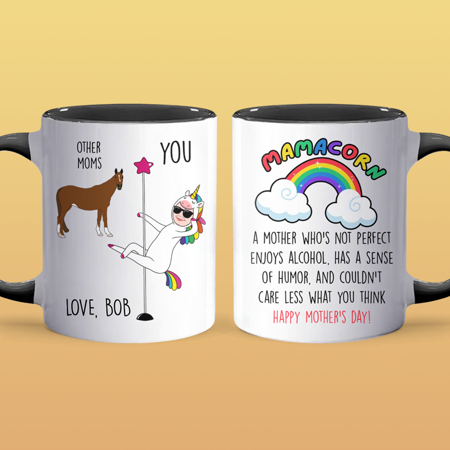 Who's Not Perfect - Accent Coffee Mug