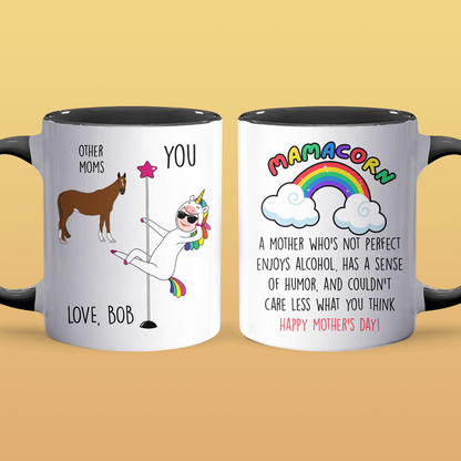 Who's Not Perfect - Accent Coffee Mug